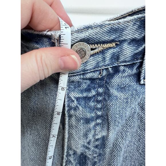 Vintage Anchor Blue Wide Leg Jeans Loose Fit 7 8 S Skater 90s Grunge 29x29 Women - Picture 10 of 14